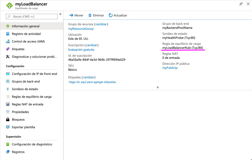 Azure create network lb rule as @saidmlx