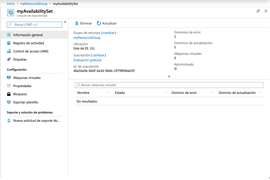 Azure create availability set as @saidmlx