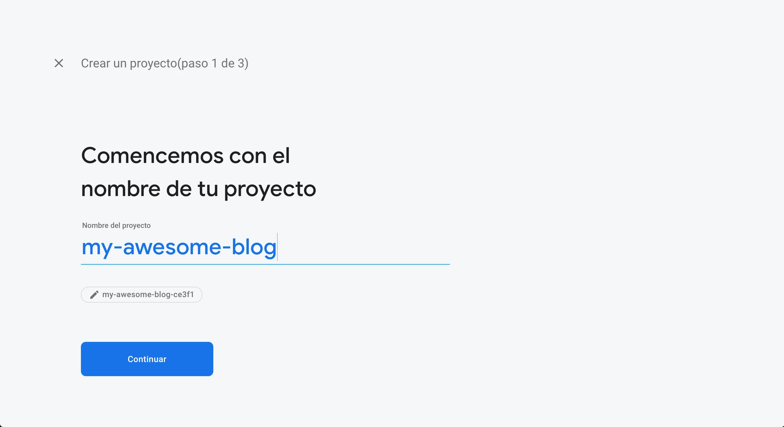 Firebase create proyect @saidmlx